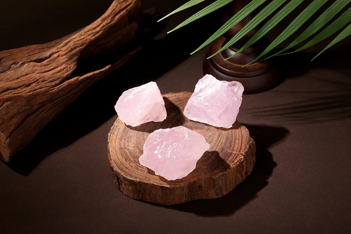Raw Rose Quartz Crystals
