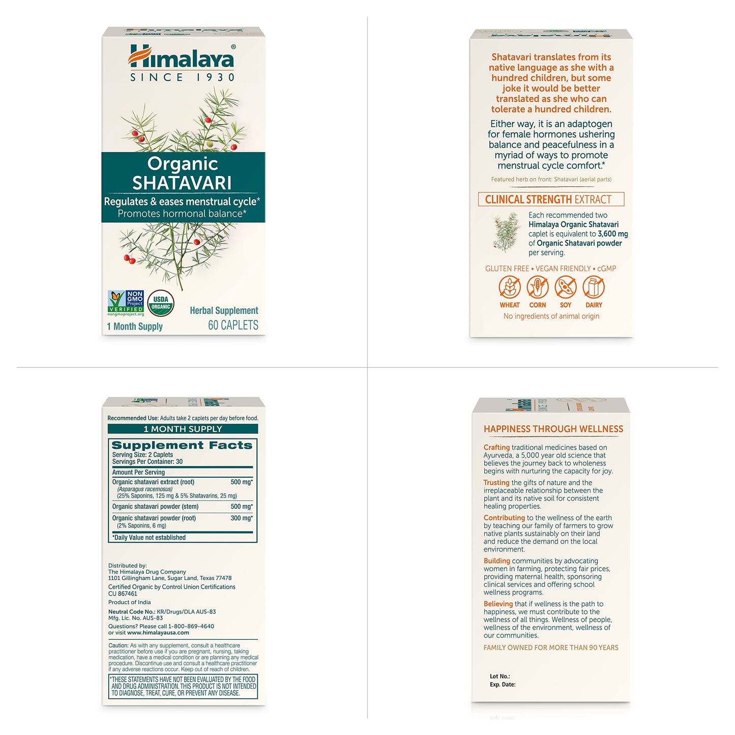 Himalaya Organic Shatavari
