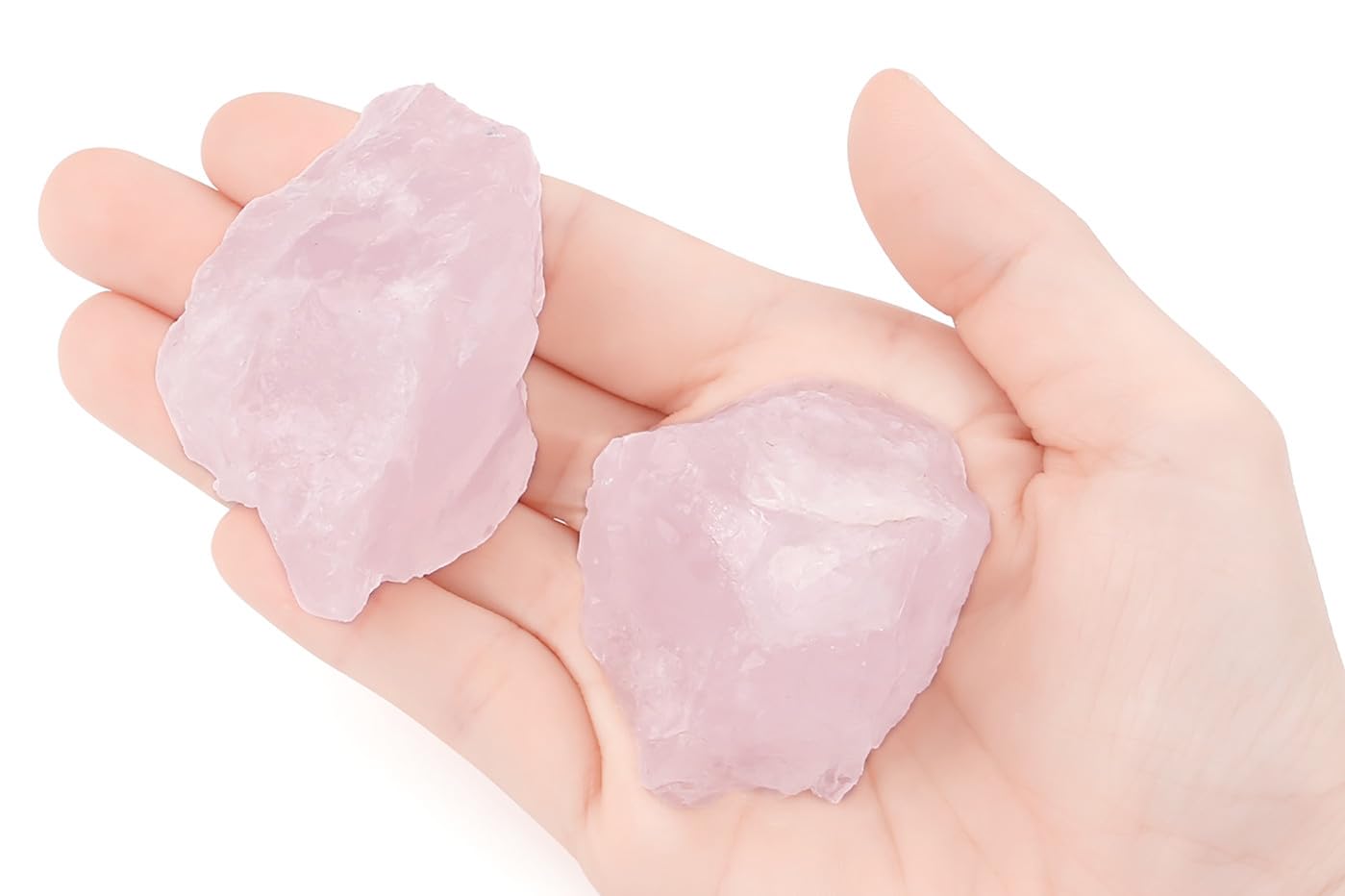 Raw Rose Quartz Crystals