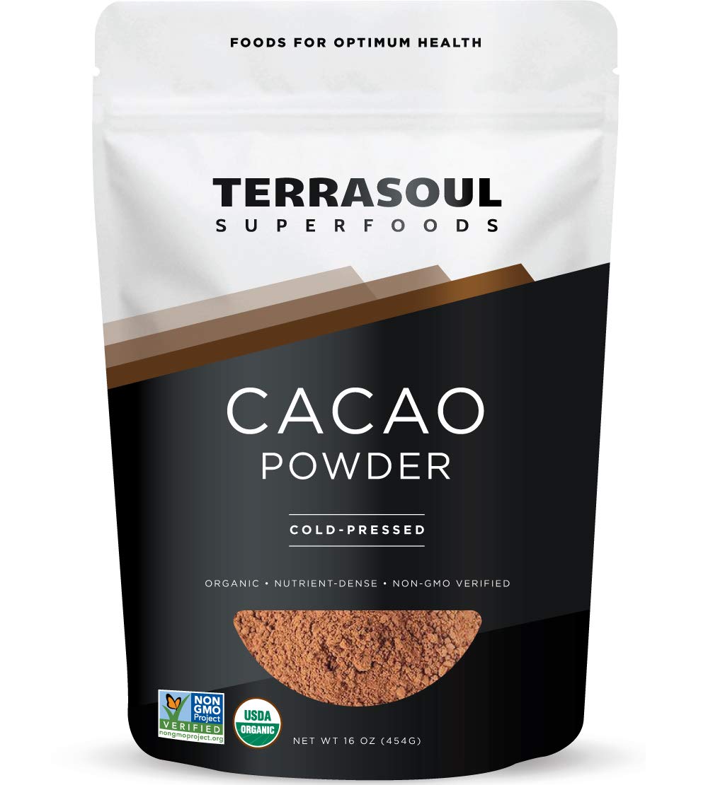 Terrasoul Organic Cacao Powder – Raw, Rich &amp; Ritual-Ready (2lb Pack)