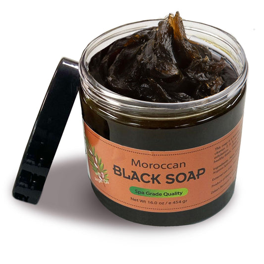 Zakia's Morocco Moroccan Black Soap 100% Natural