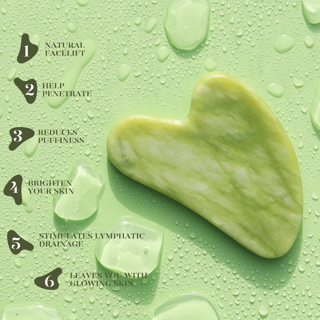 Jade Roller Gua Sha Set – For Sculpting, Glow, and Ritual