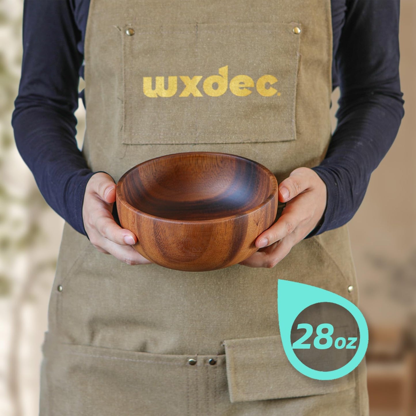 Handcrafted Acacia Wooden Bowl